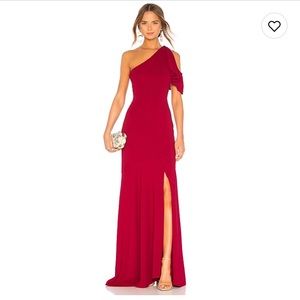 One shoulder long dress